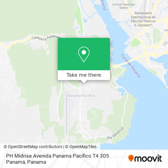 Mapa de PH Midrise Avenida Panama Pacifico T4 305  Panamá