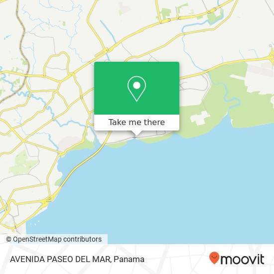 AVENIDA PASEO DEL MAR map
