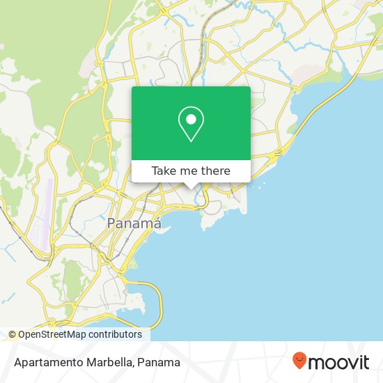 Apartamento Marbella map