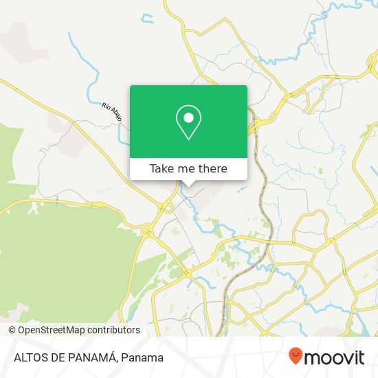 ALTOS DE PANAMÁ map