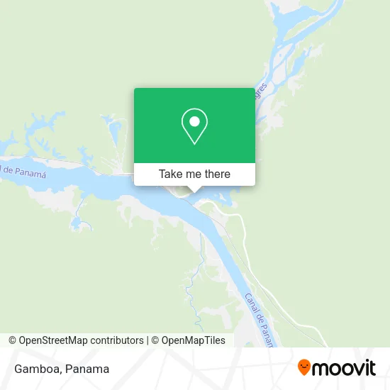 Mapa de Gamboa