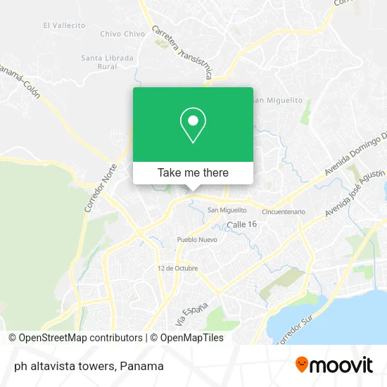Mapa de ph altavista towers