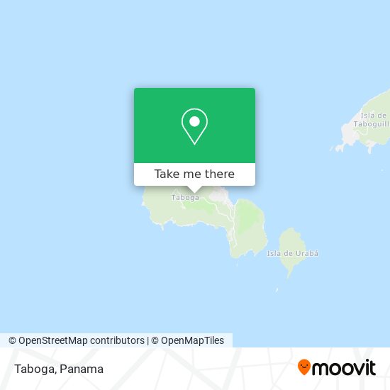 Mapa de Taboga