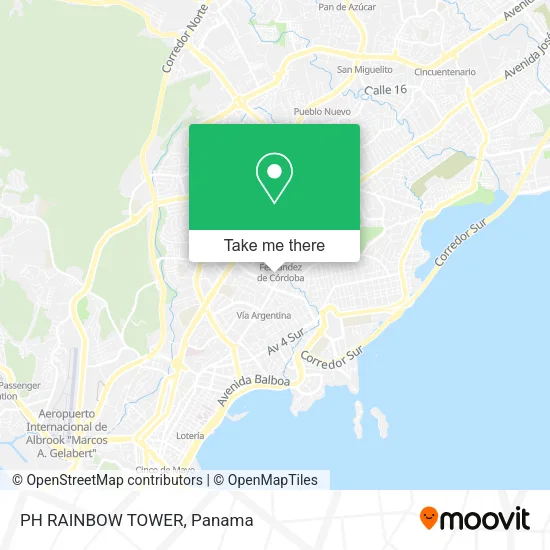 Mapa de PH RAINBOW TOWER