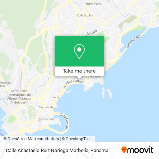Calle Anastasio Ruiz Noriega  Marbella map