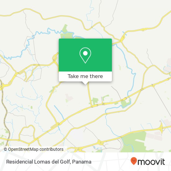 Residencial Lomas del Golf map