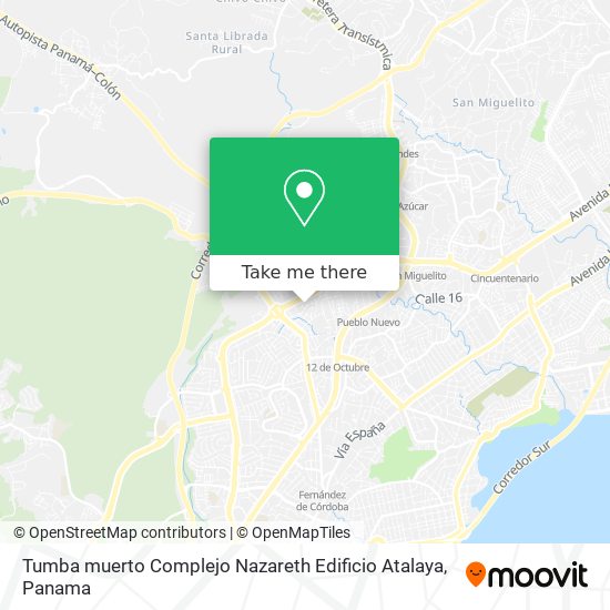 Tumba muerto  Complejo Nazareth  Edificio Atalaya map