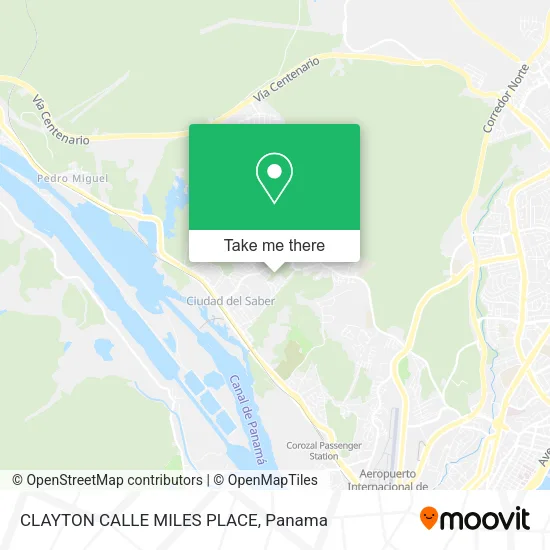 Mapa de CLAYTON CALLE MILES PLACE