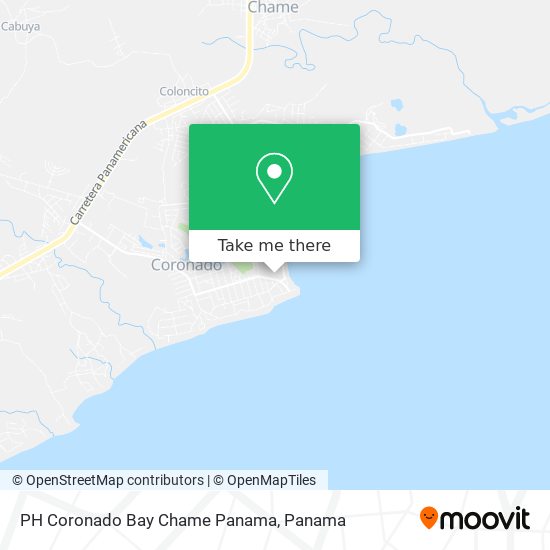 PH Coronado Bay  Chame  Panama map