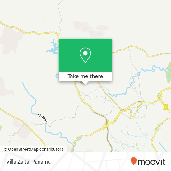 Villa Zaita map