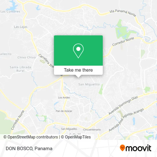 Mapa de DON BOSCO