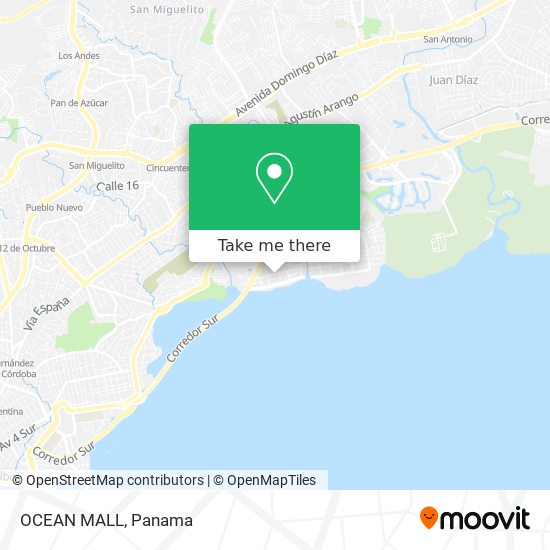 Mapa de OCEAN MALL