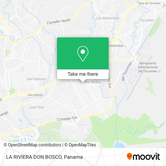 Mapa de LA RIVIERA DON BOSCO