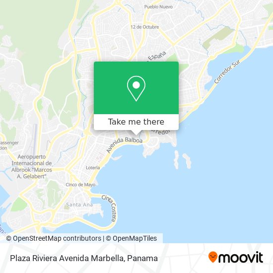 Mapa de Plaza Riviera Avenida Marbella