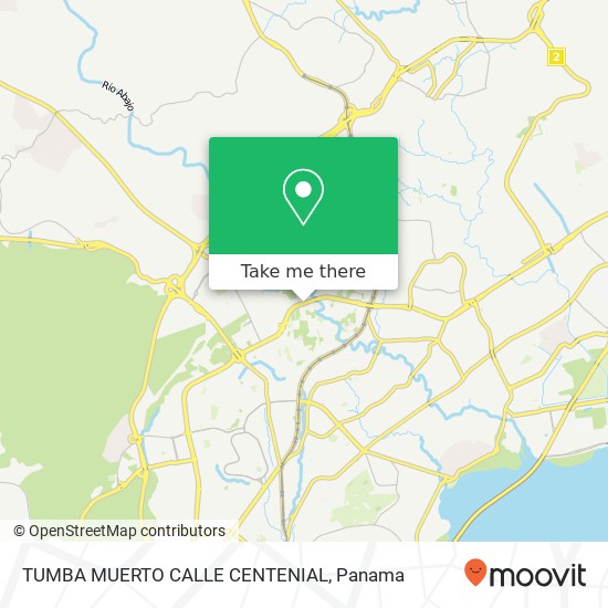 TUMBA MUERTO  CALLE CENTENIAL map