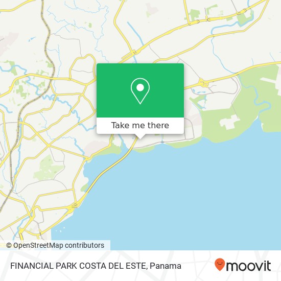 FINANCIAL PARK COSTA DEL ESTE map