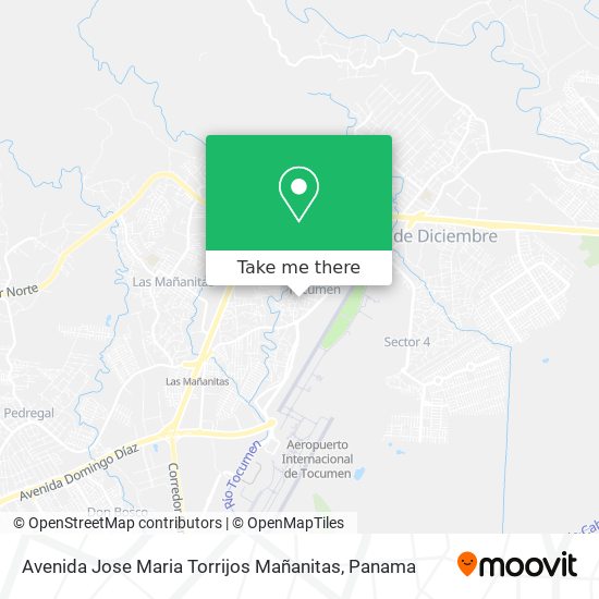 Mapa de Avenida Jose Maria Torrijos Mañanitas