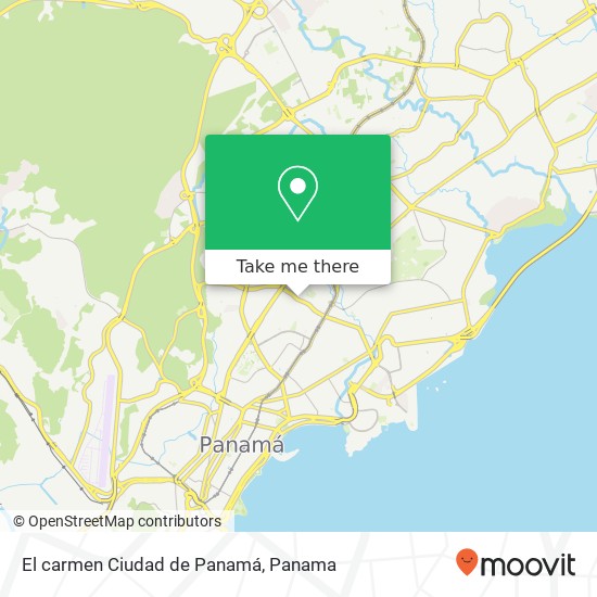 El carmen  Ciudad de Panamá map