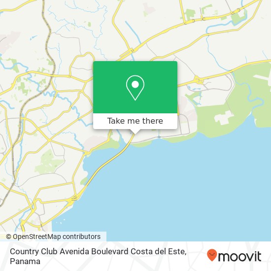 Country Club Avenida Boulevard Costa del Este map