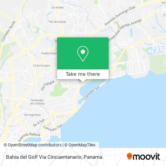 Bahia del Golf  Via Cincuentenario map