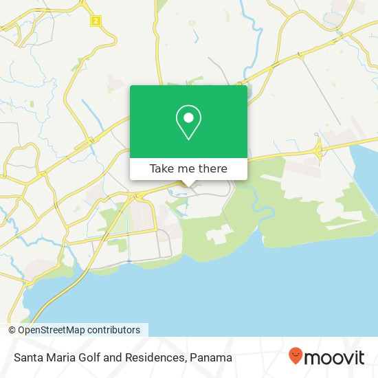 Mapa de Santa Maria Golf and Residences