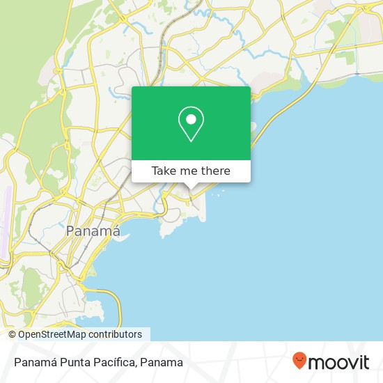 Panamá  Punta Pacífica map