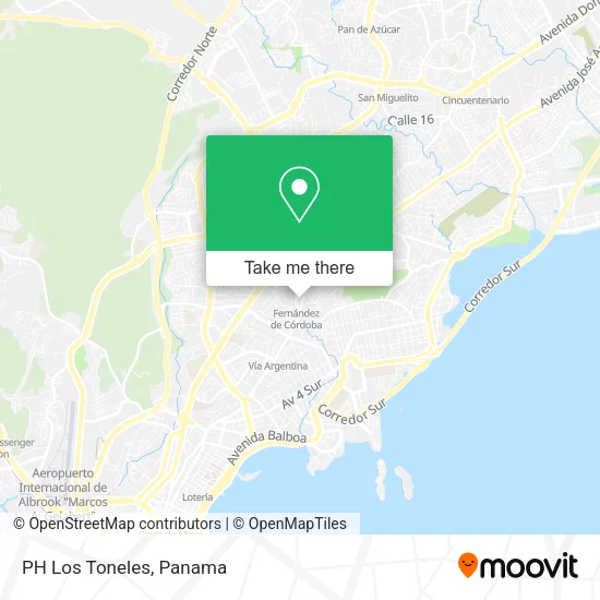 Mapa de PH Los Toneles