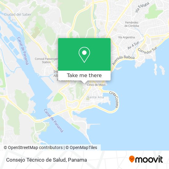 Consejo Técnico de Salud map