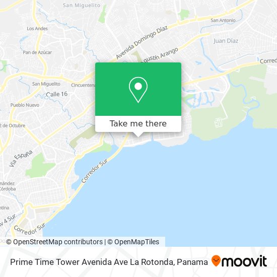 Prime Time Tower Avenida Ave  La Rotonda map