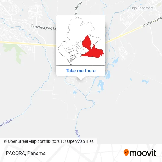 PACORA map