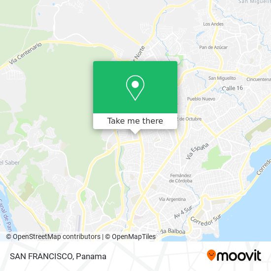 SAN FRANCISCO map