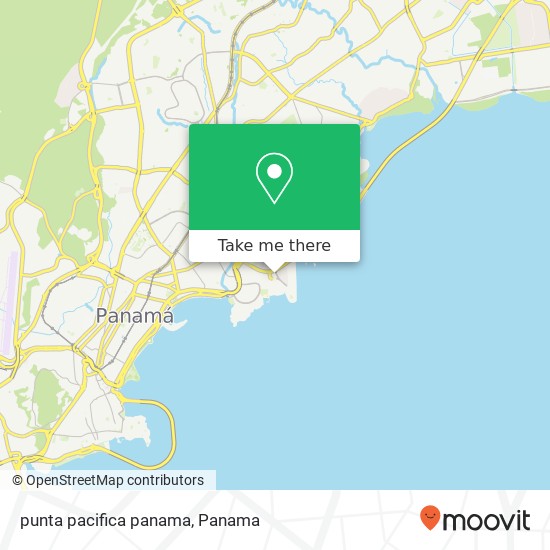 punta pacifica panama map