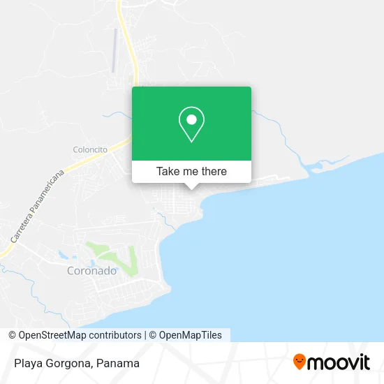 Playa Gorgona map