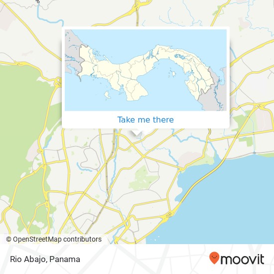 Rio Abajo map