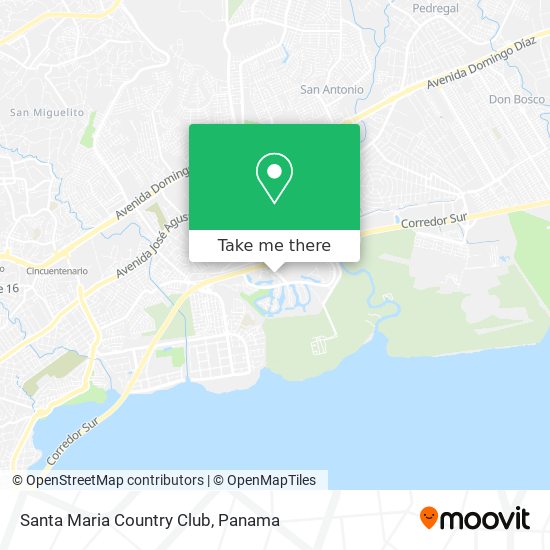 Santa Maria   Country Club map