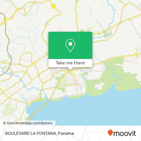 BOULEVARD LA FONTANA map