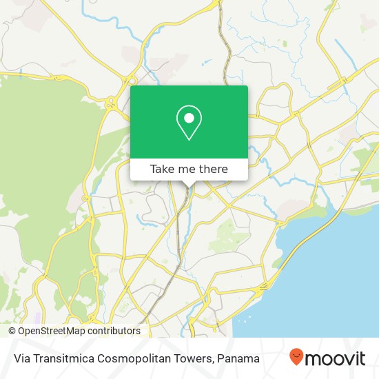 Via Transitmica  Cosmopolitan Towers map