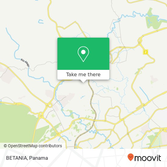 BETANIA map