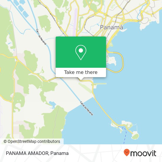 PANAMA AMADOR map