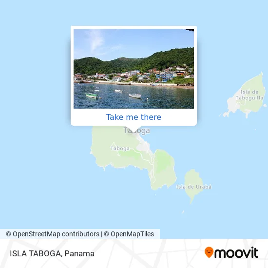 ISLA TABOGA map