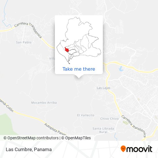Las Cumbre map