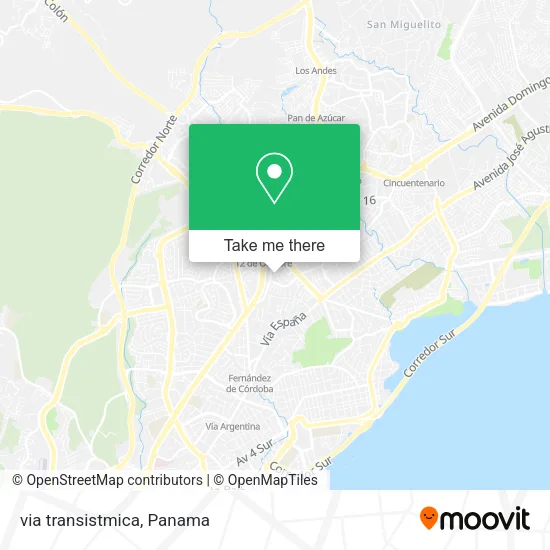 Mapa de via transistmica