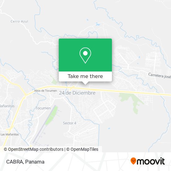 Mapa de CABRA