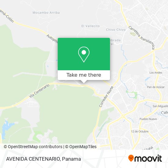 AVENIDA CENTENARIO map