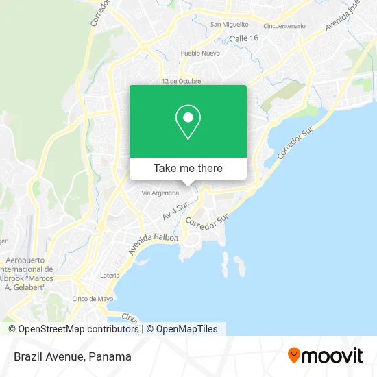 Avenida Brasil map