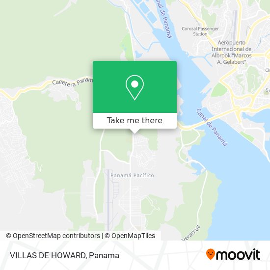 Mapa de VILLAS DE HOWARD