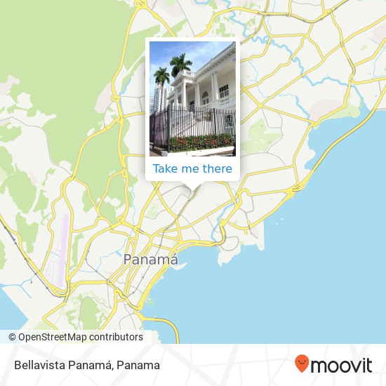 Bellavista  Panamá map