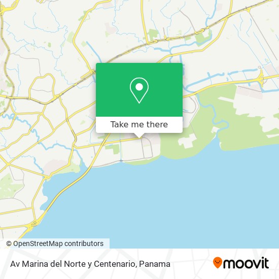 Mapa de Av Marina del Norte y Centenario