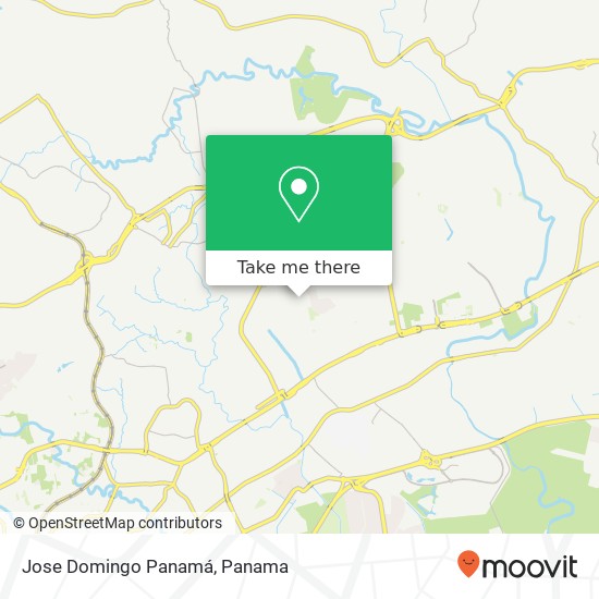 Jose Domingo  Panamá map