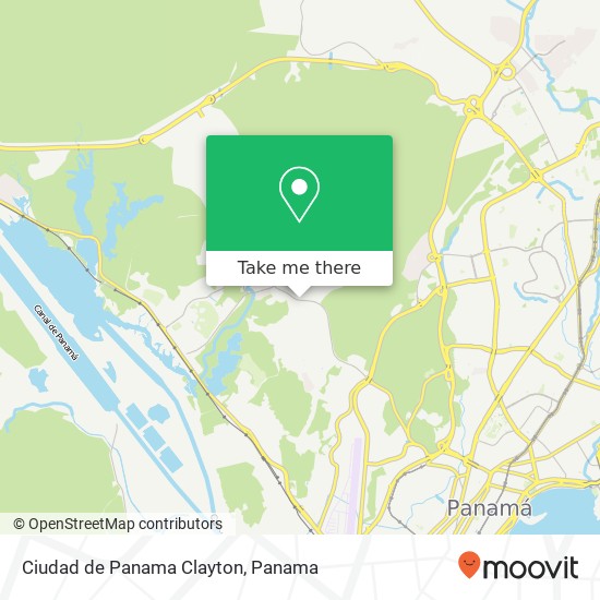 Ciudad de Panama  Clayton map